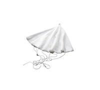 ZYPMoTo 1PCS 70cm Round Parachute Cloth Tear Resistant Recyclable Anti Fall Protection Compatible with UAV Drone Landing Compatible With Most RC Aircraft Models(White 70cm)