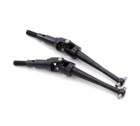 ZYPMoTo 2 PCS Steel Metal Drive Shaft Driveshaft Compatible With 1 16 Scale RC Cars Fits H16BM H16 16207 14209 14210 H14BM Models Replacement Parts(Black)