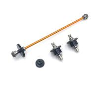 ZYPMoTo 27T Metal Drive Shaft Differential Assembly Motor Gear Upgrade Part Compatible With 1/12 Scale 124016 124017 124018 124019 RC Car Models(Golden)