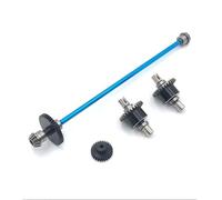 ZYPMoTo 27T Metal Drive Shaft Differential Assembly Motor Gear Upgrade Part Compatible With 1/12 Scale 124016 124017 124018 124019 RC Car Models(Blue)