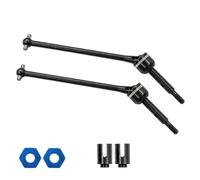 ZYPMoTo 2Pcs 4Pcs Steel Rear Drive Shaft Compatible With 1 10 Scale RC Cars Like Hoss VXL 4X4 2WD Models Replacement Parts(Rear)