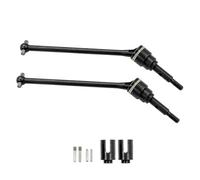 ZYPMoTo 2Pcs 4Pcs Steel Rear Drive Shaft Compatible With 1 10 Scale RC Cars Like Hoss VXL 4X4 2WD Models Replacement Parts(Front)