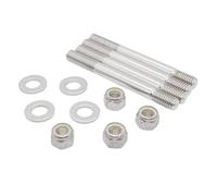 ZYPMoTo 4 Set Housing Stud 4.25 Inch With Nuts 866563 Replacement For 16-866563 16-818834 818834 Compatible With Mercruiser Alpha Gen II Bravo 1 2 3
