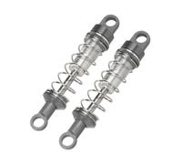 ZYPMoTo 60mm Oil Filled Metal Shock Absorber Compatible with MN MN78 MN82 MN168 MN99sV2 RC Car Models Adjustable Upgrade Part Compatible With Various RC Vehicles(Titanium 2PCS)