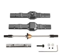 ZYPMoTo Compatible Metal Differential Rear Axle Assembly Compatible with 1/16 RC Cars Fits C14 C24 C34 C54 B14 B24 B16 B36 D12 D42 Models Upgrade Replacement Part(Titanium Set 1)
