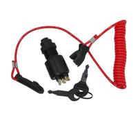 ZYPMoTo Ignition Switch Key Lanyard Lock Assembly 5005801 Compatible With OMC BRP 1996 And Outboard Motor 175974
