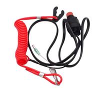 ZYPMoTo Kill Switch And Lanyard 66T-82575 Replacement For 6E9-82575-09 6E9-82575-02 Compatible With 2-Stroke 6 8 9.9 15 25 30 40 Outboard