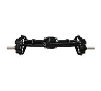 ZYPMoTo Metal Front And Rear Door Bridges Compatible With MN82 LC79 MN78 98 99SV2 MN Model 1 12 Scale Remote Control Car Upgrade Parts And Accessories(Black front axle)