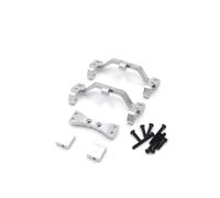 ZYPMoTo MN99S C24 B14 B24 Metal Pull Rod Mount Seat Servo Mount Bracket Compatible With MN MN99S C14 C24 B14 B24 RC Car Parts(For WPL Silver)