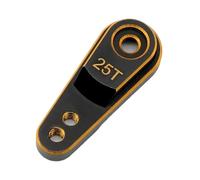 ZYPMoTo RC 25T Metal Servo Arm Steering Horn Compatible With 1 10 Scale Crawlers Fits Various Servo Types Including Futaba Savox Emax And Similar Models(Yellow)