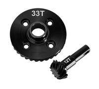 ZYPMoTo Steel Helical Axle Gears Overdrive Underdrive Set Compatible With 1 10 Scale TRX6 RC Crawler Car Upgrade Parts(Overdrive 33T 12T)