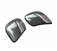 zyppk Gear Shift Knob Head Cover Trim,Fit For Atlas, Tiguan Beetle Golf Jetta Passat CC Carbon Fiber Car Accessories vehicle transmission lever knob trim cover