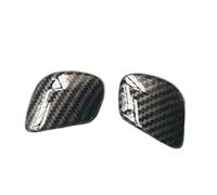 zyppk Gear Shift Knob Head Cover Trim,Fit for Atlas, Tiguan Beetle Golf Jetta Passat CC Carbon Fiber Car Accessories Vehicle Transmission Lever knob Trim Cover