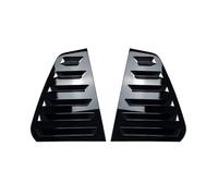 zyppk Rear Shutter Cover Trim,Fit For Hyundai, Tucson NX4 2021-2023 Window Vent Louver Rear Window Shade Trim(Gloss black)