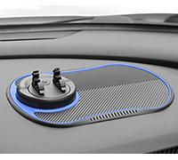 ZYQUCP Car Anti-skid Pad Mobile Phone Holder for Ferrari F8 Tributo PHEV,PVC Dashboard Windshield Secure Grip Flexible Adjustable Durable Hands-Free Driving,B