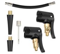 ZYQUES 2 PCS Dual Head Bike Valve Adapter, Multi Use Dual Head Bike Track Pump Tyre Air Pumps Accessories for Bicycle Bikes Vehicle Replacement