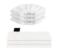 ZYQUES 6 Pack Karcher Steam Cleaner Pads, Reusable Steam Cleaner Accessories Microfibre Cloths Replacement Pads for Karcher SC2 SC3 SC4 SC5