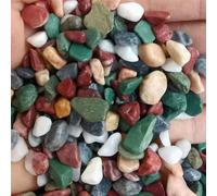 ZYQUES 950 g Small Decorative Stones, Natural Decorative Stones, 6-9 mm River Pebbles, Small Jade Pebbles, Polished Decorative Gravel for Flower Pot, Vase Filler, Crafts, Aquarium, Garden Decoration