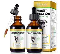 ZyranovaE 2Pack Yeast Infection Treatment for Dogs,Dog Ear Infection Treatment, Soothing Dog Yeast Infection,Allergy Relief,Natural Fast Relief Drop for Immune Health - 2 fl oz