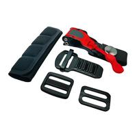 ZYRELYNX - Motorcycle Helmet Quick Release Buckle Kit, Motorcycle Helmet Chin Strap Adapter, Replacement Kit Compatible with Classic D Rings, for Half,