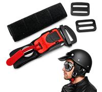 ZYRELYNX - Motorcycle Helmet Quick Release Buckle Kit, Motorcycle Helmet Chin Strap Adapter, Replacement Kit Compatible with Classic D Rings, for Half,