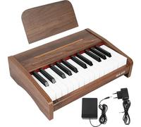 ZYRODIA 25 Key Size Weighted Electric Keyboard Piano Portable Piano Keyboard with Sustain Pedal for Beginner Professional at Home/Stage fully weighted