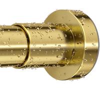 ZYRW - Shower Curtain Rod 36-68 Inch No Rust Adjustable Spring Tension Non-Slip No Drilling Stainless Steel Shower Rods for Bathroom Window