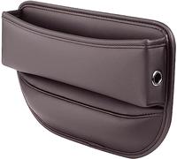 ZYSHJ Car Seat Gaps Filler Organiser for Aston Martin DBS770 Ultimate Virage Vantage Rapide, Seat Storage Box Leakproof PU Leather Car Console Side Pocket Accessories,C