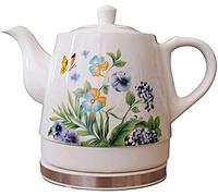 ZYSKABQ 1.2L Ceramic Electric Kettle Butterfly with Flower Kettle Large Power Kettle Water Heater for Tea Coffee Oatmeal Detachable Base Auto Shut Off Light,practical hopeful Octopus feet