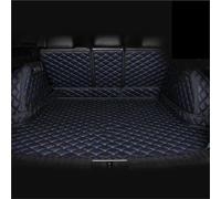 ZYSM Car Trunk Mats For Q7 7-Seat 2006 Boot Mat Liner Carpet Rear Trunk Protector Pad Full Coverage Waterproof Pads Cargo Tray Boot Floor Mat(Black Blue)