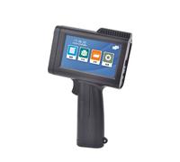 ZYT-DHRUCB Handheld Inkjet Printer, Equipped with 4.3 Inch Touch Screen, Printing Height 2-25.4Mm/Printing Accuracy 300-600dpi, for Label Logo Production Date Qr Code Barcode,Red