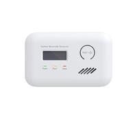 ZYTA Carbon Monoxide Detector, Replaceable Battery Powered CO Alarm with LCD Digital Display, Portable Carbon Monoxide Alarm for Home with CO Peak Value Memory, EN50291