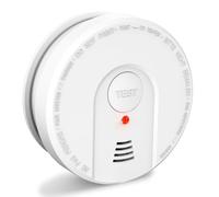 ZYTA Smoke Alarms for Home,10-Year Fire Smoke Detector with Replaceable Battery,TEST Button,LED Indicator,85 dB Loud Alarm,Conforms to EN 14604 Standard,1902(1 Pack)