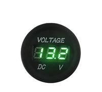 ZYTC Mini Digital LED Panel Display Tester Volt Voltage Gauge Meter Universal Voltmeter for DC 12V-24V Car Motorcycle Auto Truck, Caravan, Boat and more(Green)