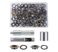 Zythrem 120 Sets Grommet Tool Kit 14mm Eyelet Punch Kit Eyelets and Punch