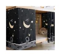 ZythrXLate Bunk Bed Curtains Dormitory Bed Curtain Width 2m Blackout Mosquito Net Tent Obstructing Privacy Bunk Beds Are Universal Decorate(Color 1,W200 X L115cm (2pcs))