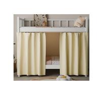 ZythrXLate Bunk Bed Curtains Students Dormitory Bunk Bed Curtains Single Tent Curtain Shading Dustproof Cloth Mid-Sleeper Spread Blackout(Yellow)