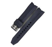 ZythrXLate Curved End Silicone Strap 22mm 24mm 26mm Watch Band Diving Soft Rubber Bracelet Waterproof Wristband Universal Replacement Belt for Watches, Bracelets(24mm)