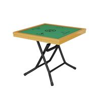 ZythrXLate Folding Mahjong Table Folding Mahjong Table Foldable Household Square Poker Card Game Tables(Color12)