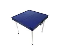 ZythrXLate Folding Mahjong Table Portable Foldable Table Home Game and Outdoor Travel Mahjong(Blue 80cm*80cm*76cm)