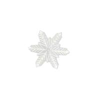 ZythrXLate Snowboard Stomp Pads 2/1PC 3D Snowflake Snowboarding Stomp Pad Accessory Anti Slip PVC Material for Improving Skid Resistance(White,1PC)