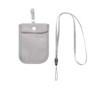 ZythrXLate Undercover Hidden Bra Wallet RFID-Blocking Hidden Bra Wallet with Adjustable Elastic Strap Invisible Secret Pocket Ultra-Thin Money Pouch Women for Cards Cash and Phone(Grey)