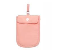 ZythrXLate Undercover Hidden Bra Wallet Solid Color Hidden Bra Wallet Anti-Theft Safe Lingerie Coin Pouch with Adjustable Elastic Strap Flap Clasp Ladies Secret Pocket for Cards Cash and Phone(Pink)