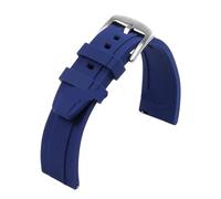 ZythrXLate Universal Watrproof Rubber Strap For 20mm 22mm for Sport Silicone Watch Band for Seiko Bracelet Replacement for Men Women for Watches, Bracelets(Blue,22MM_BLACK BUCKLE)