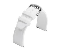 ZythrXLate Universal Watrproof Rubber Strap For 20mm 22mm for Sport Silicone Watch Band for Seiko Bracelet Replacement for Men Women for Watches, Bracelets(White,20MM_BLACK BUCKLE)