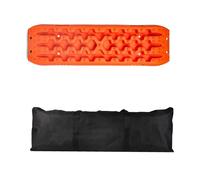 ZythrXLate Vehicle Recovery Tracks 4X4 Off-Road Mud Sand Snow Recovery Track Traction Boards Tire Ladder Set Emergency Rescue Tire Ladder Anti Skid Pad(One orange and bag)