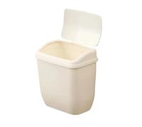 ZythrXLate Wall-Mounted Trash Mini White Plastic Wall Mounted Trash Bin for Kitchen and Bathroom and Home Hanging Waste Rubbish