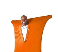 ZYUBOESO Compression Sock with Snug Sensory Sack Body Sock Calming Therapy Blanket Stress Relief Anxiety Autism ADHD ADD Tactile Items for Therapeutic Play(Orange,S/Small)
