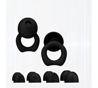 ZYUD Two Earplugs - Hearing Protection, Suitable for Concerts and Festivals, Live Events, Musicians, Sports, DJs, and Nightlife - Noise Cancelling Earplugs (Single Size) (Black)