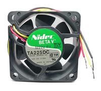 zyvpee® 60x60x25mm B34605-33 6cm 12V 0.58A 3Wire 60mm TA225DC Cooling Fan